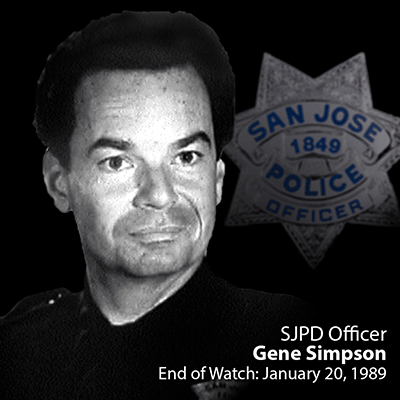 SJPD Officer Gene-Simpson - End of Watch: 01-20-1989