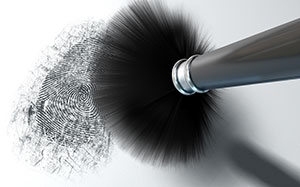 fingerprint brush