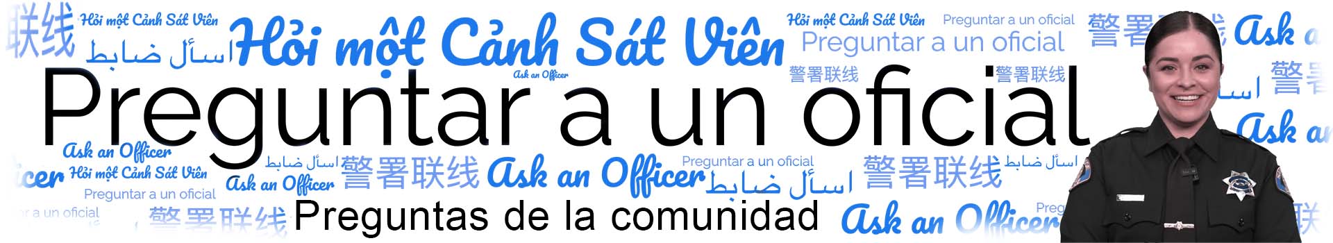 Ask an Officer Spanish web banner