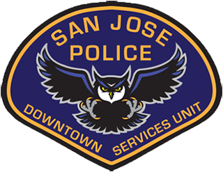 San Jose Police Downtown Services Unit patch