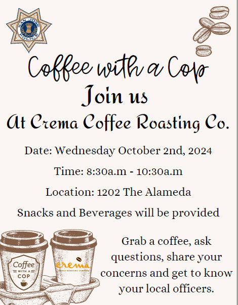 coffee with a cop October 2, 2024