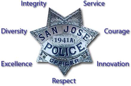 san jose police badge