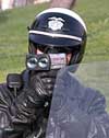 officer with a radar gun